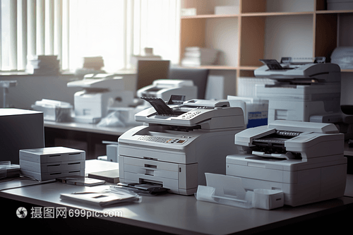 白色辦公通訊設(shè)備 簡約之美與高效之選